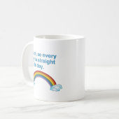 Omdat elke dag Recht Pride-dag is Koffiemok (Voorkant links)