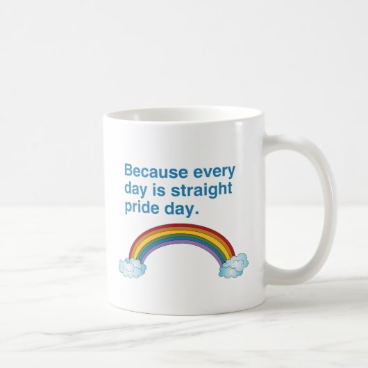Omdat elke dag Recht Pride-dag is Koffiemok (Rechts)