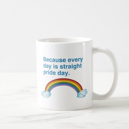 Omdat elke dag Recht Pride-dag is Koffiemok (Rechts)