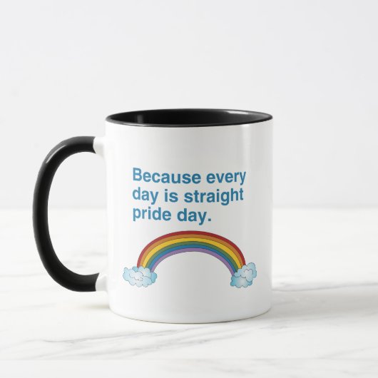 Omdat elke dag Recht Pride-dag is Mok (Links)