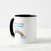 Omdat elke dag Recht Pride-dag is Mok (Voorkant links)