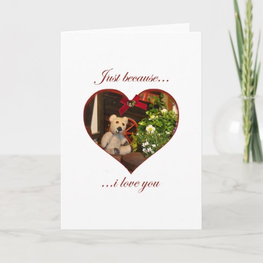 omdat enkel kaart (Voorkant)