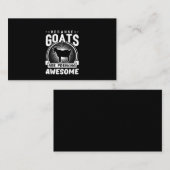 Omdat geiten Geweldige grappige geitenliefde maken Visitekaartje (Voorkant / Achterkant)