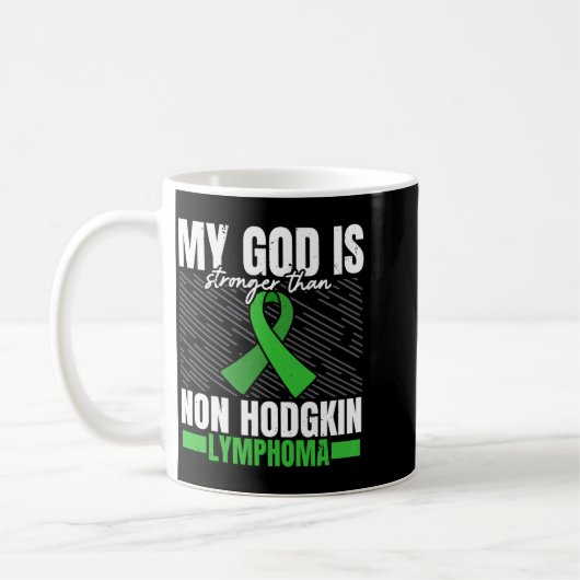 Omdat God Sterker Is Dan Non-Hodgkinlymfoom Koffiemok (Links)