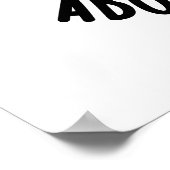 Omdat het allemaal over de basis gaat Chemische wo Poster (Hoek)
