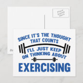 Omdat het de gedachte is die telt, zal ik gewoon b briefkaart (Voorkant / Achterkant)