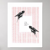 omdat het niet genoeg gezegd kan worden poster (Voorkant)