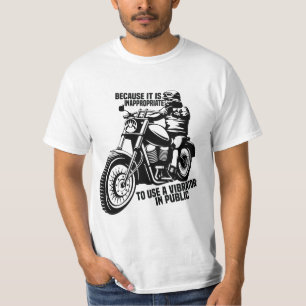 Omdat het niet juist is om een trilling in P te ge T-shirt