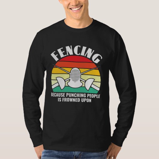 Omdat het stompen van mensen niet wordt gewaardeer t-shirt (Voorkant)