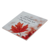 Omdat hij leeft dat ik morgen Inspirerend kan zien Tegeltje (Zijkant)