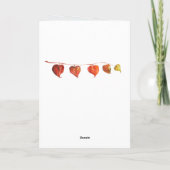 Omdat hij leeft dat ik morgen kan zien Hymn Kaart (Achterkant)