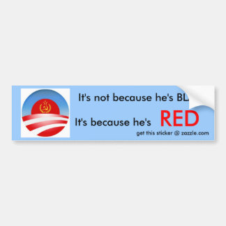 Omdat hij Red is Bumpersticker
