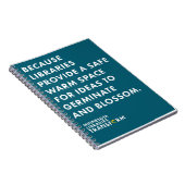 Omdat ideale spirale laptop notitieboek (Rechterzijde)