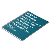 Omdat Ideeën Spiraal Notebook Notitieboek (Linkerzijde)