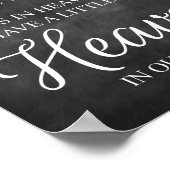 Omdat iemand die we liefhebben in de hemel is afdr poster (Hoek)