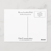 Omdat iemand het had briefkaart (Achterkant)