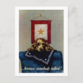 Omdat iemand het had briefkaart (Voorkant)