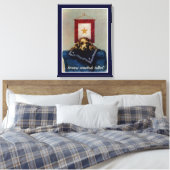 Omdat iemand het had canvas afdruk (Insitu (Slaapkamer))