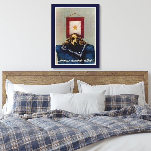 Omdat iemand het had canvas afdruk (Insitu (Slaapkamer))