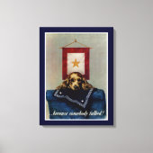 Omdat iemand het had canvas afdruk (Voorkant)