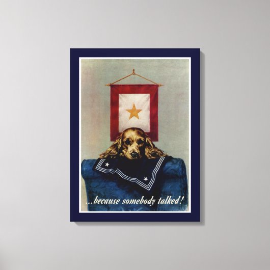 Omdat iemand het had canvas afdruk (Voorkant)