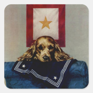 Omdat iemand het had vierkante sticker