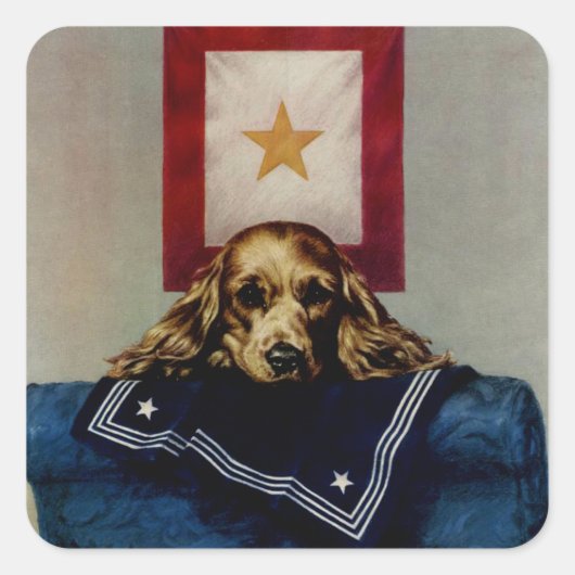 Omdat iemand het had vierkante sticker (Voorkant)