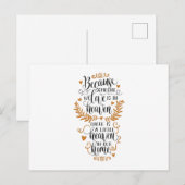 Omdat iemand van wie we houden in de hemel is briefkaart (Voorkant / Achterkant)