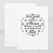 Omdat iemand waar we van houden in de hemel is er  save the date (Voorkant / Achterkant)