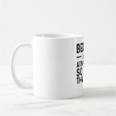 Omdat ik de atmosferische wetenschapper ben, dat i koffiemok (Links)