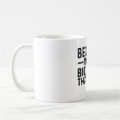Omdat ik de bioloog ben, dat is waarom koffiemok (Links)