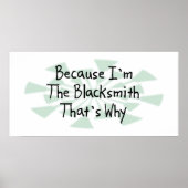 Omdat ik de Blacksmith ben Poster (Voorkant)