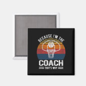 Omdat ik de coach ben van Bysketbyll Magneet (Voorkant / Achterkant)
