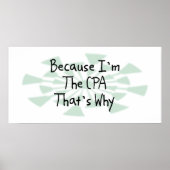 Omdat ik de CPA ben Poster (Voorkant)