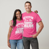 Omdat ik de drum major Shirt funny marching ba ben (Unisex)