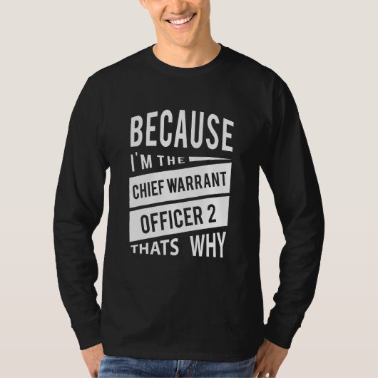Omdat ik de hoofdbevelhebber ben van 2 cw2 dat t-shirt (Voorkant)