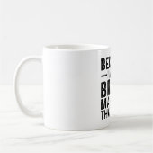 Omdat ik de merkmanager ben, daarom koffiemok (Links)