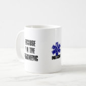 Omdat ik de Paramedic ben waarom Koffiemok (Voorkant links)