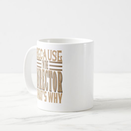 OMDAT IK DE REGISSEUR BEN, DAAROM SNOR KOFFIEMOK (Voorkant links)