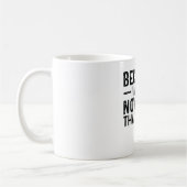 Omdat ik de romanschrijver ben, daarom koffiemok (Links)
