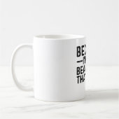Omdat ik de schoonheidsspecialiste ben koffiemok (Links)