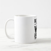 Omdat ik de webdesigner ben, daarom koffiemok (Links)