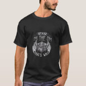 Omdat ik dm ben, daarom t-shirt (Voorkant)