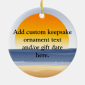 Omdat ik een broer heb, heb ik altijd een vriend. keramisch ornament (Achterkant)