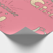 Omdat ik een feministisch meisje ben cadeaupapier