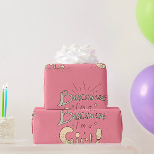 Omdat ik een feministisch meisje ben cadeaupapier