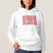 Omdat ik een feministisch meisje ben hoodie (Voorkant)