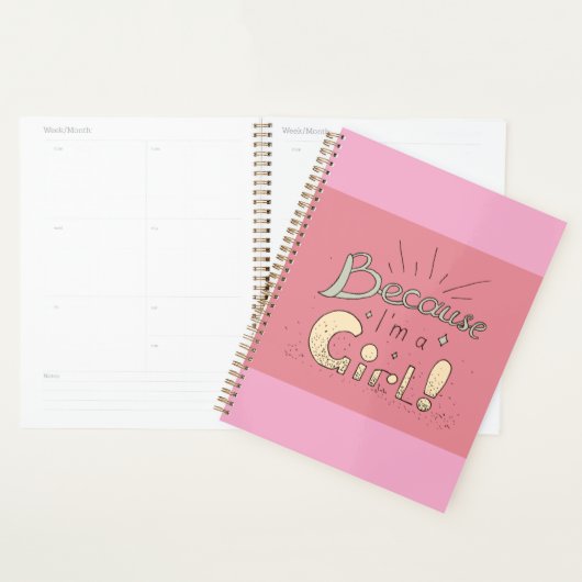 Omdat ik een feministisch meisje ben planner (Display)