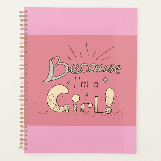 Omdat ik een feministisch meisje ben planner (Voorkant)
