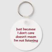 Omdat ik geen Sleutelhanger geef (Achterkant)